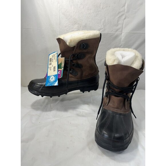 Sorel Men's Black and Brown Snow Boots - Picture 7 of 15